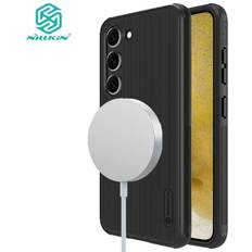 Mobiltilbehør Nillkin Magnetic Deksel Super Frosted Shield Pro Deksel For Samsung Galaxy S23 Plus Telefon Deksel Ultra Tynn Matt TPU PC Støtsikkert bakdeksel Svart