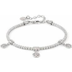 Nomination Silver Bracelets Nomination Chic Silver Crystal Tree Of Life Bracelet 20cm