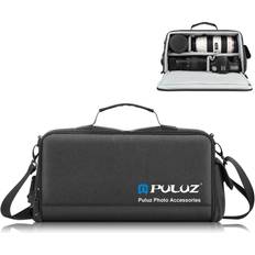Puluz Portable Camera Crossbody Shoulder Bag Digital Storage Lens Bag Black