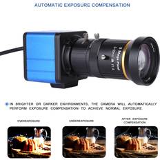Webbkameror Tomtop Jms 1080P HD-kamera Datorkamera Webbkamera 2 megapixlar 10X optisk zoom 80 graders vidvinkel manuell