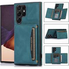 Dsport 069 Three Fold Wallet Phone Case Card Insertion Suitable for Samsung S24