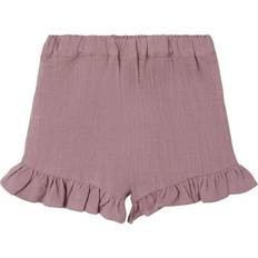 Hør Børnetøj Lil'Atelier Dolie Shorts - Nostalgia Rose (13231792)