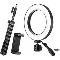 Lighting & Studio Equipment HOD Hobbies L E D Loop Light Photo Video Dimmable Lamp 01