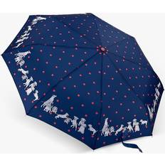 Fulton Umbrellas Fulton Minilite Mili's Friends Dog Print Umbrella, Blue/Multi
