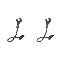 Tauoh moresk-2X Microphone Stand 360 Degree Flexible Gooseneck Microphone Stand Adjustable Desk Mic Arm Stand with Clip