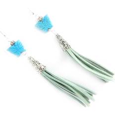 Turkos Örhängen Les Trésors de Lily [K7273] Turkos &#39;Mineralia&#39; designerörhängen
