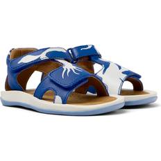 Leather Sandals Camper Twins Sandals for First walkers Blue,White, 4.5, Smooth leather