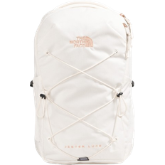 The North Face Women’s Jester Luxe Backpack - Gardenia White/Burnt Coral Metallic