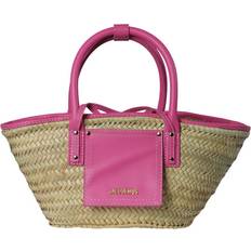 Sacs de plage Jacquemus Mini Beach Basket Bag - Dark Pink