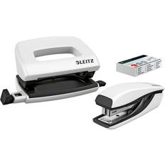 Rot Bürobedarf Leitz Wow Mini Stapler and Hole Punch Set