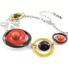 Brown Bracelets Noa [J1972] Designer Bracelet 'Coloring' brown orange