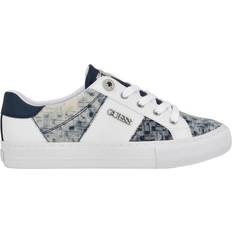 Guess womens white trainers Guess Loven W - White/Blue