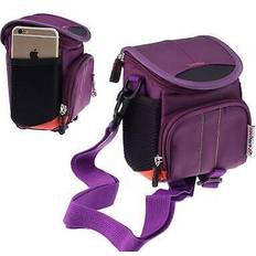 Navitech Navitech purple shoulder bag for the canon eos m6 camera
