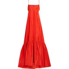 Evening Gowns - Square Dresses Staud Florence Maxi Dress - Hibiscus Red