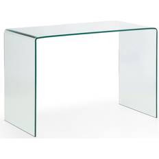 Glasses Writing Desks Julian Bowen Amalfi Clear Writing Desk 55x110cm