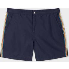 Swimwear Paul Smith Navy Recycled-Polyester 'Signature Stripe' Swim Shorts Blue