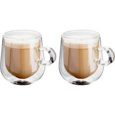 Microonde Sicuro Bicchieri da latte Judge Double Walled Bicchiere da latte 27.5cl 2pcs