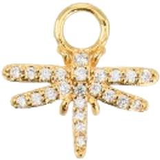 Bon Dep Small Pia Charm - Gold/Transparent