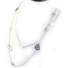 Vitt guld Halsband Noa [G0550] Silvervitt &#39;Starry Night&#39; designerhalsband