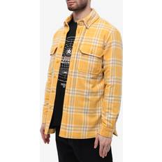 Gula - Overshirts Jackor Burberry Checked wool and cotton overshirt yellow