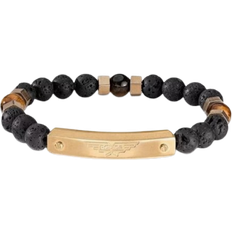 Police Men's Resin Bracelet - Gold/Black