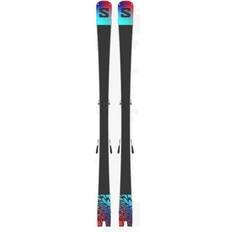 Salomon Addikt Piste Skis + Z12 GW F80 Bindings - White/Blue