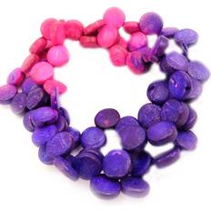 Roségullbelagt Armbånd Les Tresors De Lily [L5196] Designer Bracelet 'Amazonia' pink purple