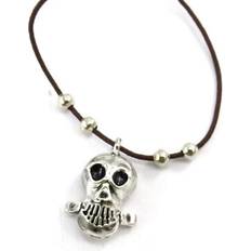 Brown - Women Bracelets Les Trésors de Lily [J7226] Brown designer bracelet 'Tête Mort'