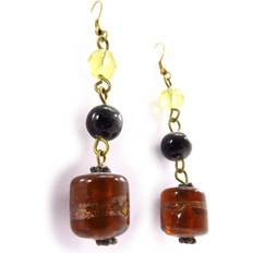 Brown - Women Earrings Les Trésors de Lily [J6814] Brown 'Calcutta' earrings