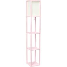 Iron Lighting Lalia Home Column Light Pink Floor Lamp 62.8"