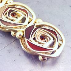 Brown Bracelets Noa [G5528] Gold Brown 'Perfumes' Designer Bracelet