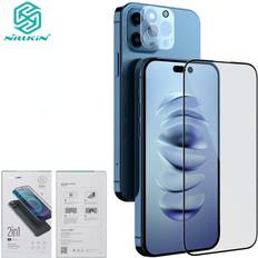 Screen Protectors Nillkin 2 in 1 suit Tempered Glass Screen Protector For iPhone 14 Pro Max Camera Protection Glass Screen Film