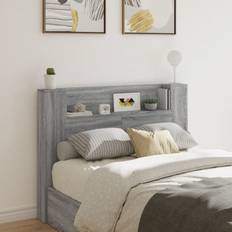 Headboards on sale vidaXL Cabinet with LED Bed 140x16.5x103.5 cm Headboard