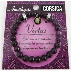 Lilla Armbånd Les Tresors De Lily [R2342] Amethyst 'Corsica' designer bracelet moor's head mm