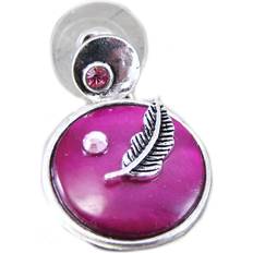Purple Earrings Noa [G0378] Purple 'Nacre en Folie' Designer Earrings