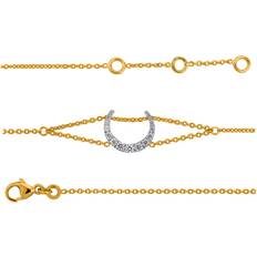 Altesse [P0560] Guldpläterat armband &#39;Lune Mystérieuse&#39; vitguld
