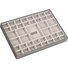 Stackers jewellery box Stackers Mink Supersize 41 Section Stacker Jewellery Box - Grey