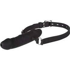 Dual Penis Silicone Gag Adjustable & Breathable