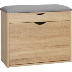 Homcom Entryway Natural Portascarpe 60x50cm