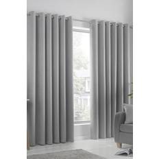 Solid Colour Curtains Fusion Strata 117x137cm