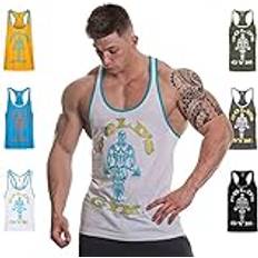 Golds Gym Fitness Tank Top Muscle Joe Stringer kontrast väst herr 1 st