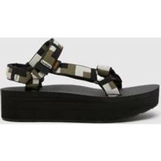 Teva flatform universal sandals in black multi Black Multi EU 36