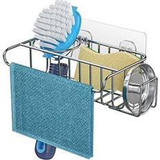 HapiRm 4 in 1 Adhesive Sink Caddy Sponge Utensil Holder