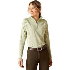 Fitness - Grün Basisschicht-Oberteile Ariat Sunstopper 3.0 Baselayer Damen laurel green