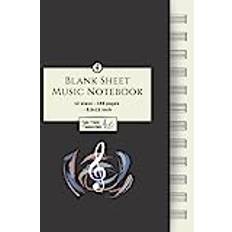 Books Blank Sheet Music Notebook: Music Manuscript Paper White Marble Blank Sheet Music Notebook for Musicians Staff Paper Composition Books Gifts * Large * 12 Stave * 102 pages *