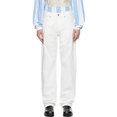 424 White Baggy-Fit Jeans WHITE DENIM IT