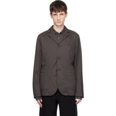 Wood Wood Brown Taro Eco Tech Blazer Charcoal IT