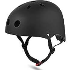 SCOOTISFACTION Original Helmet Ergonomic for Electric Scooter Bike skateboard Xiaomi PURE Ninebot Kaboo Kugoo Black, Medium