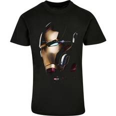 Bronze - Men Tops Absolute Cult Iron Man Cotton T-Shirt - Black