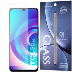 TCL 30 5G Härdat Glas Skärmskydd Clear TheMobileStore TCL 30 5G
